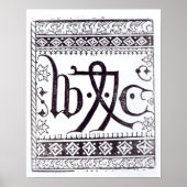 William Caxton's Print Mark (Voorkant)