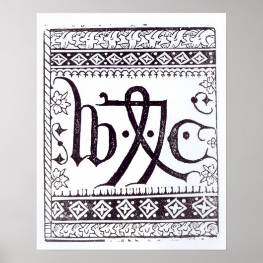 William Caxton's Print Mark (Voorkant)