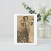 William Cody - Frontiersman (Sepia) Briefkaart (Staand voorkant)