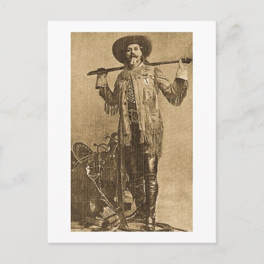 William Cody - Frontiersman (Sepia) Briefkaart (Voorkant)