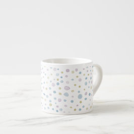 William Confetti Watercolor Stippen Espresso Mok