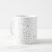 William Confetti Watercolor Stippen Klassieke Mok (Voorkant links)