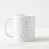 William Confetti Watercolor Stippen Klassieke Mok (Links)