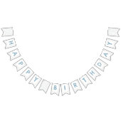 William Confetti Waterverf Stippen Bunting Flag Vlaggetjes (Alle)