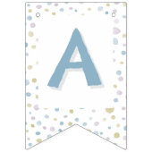 William Confetti Waterverf Stippen Bunting Flag Vlaggetjes (Derde vlag)