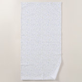 William Confetti Waterverf Stippen Strandlaken (Voorkant)