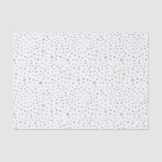 William Confetti Waterverf Stippen Tissue Paper Tissuepapier (Voorkant)