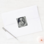 William Croft, gegraveerd door George Vertue Vierkante Sticker (Envelop)