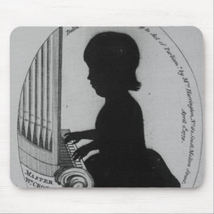 William Crotch die de organen speelt Muismat