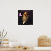 William Cullen Bryant Bloem Gedicht Poster (Keuken)