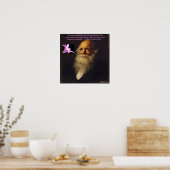 William Cullen Bryant Flower Poem Poster (Keuken)