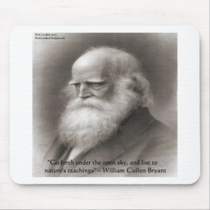 William Cullen Bryant & Natuur Citaat Muismat