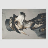 William - Dapper Hond met Pet ​​- Decoupage - Tissuepapier (Voorkant)