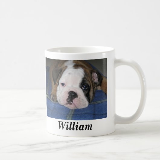 William de Bulldog #2 Koffiemok (Rechts)