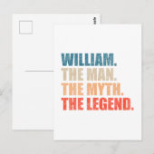 William De Man De Mythe De Legende Briefkaart (Voorkant / Achterkant)