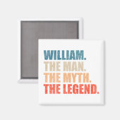 William De Man De Mythe De Legende Magneet (Voorkant / Achterkant)