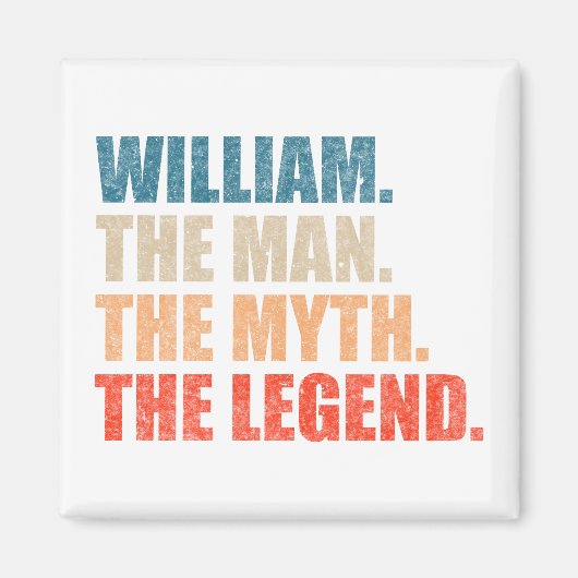 William De Man De Mythe De Legende Magneet (Voorkant)