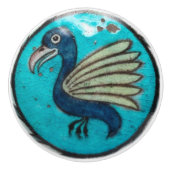 William De Morgan Dragon Ceramic Knob Keramische Knop (Voorkant)