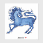 William De Morgan Eenhoorn Vinyl Stickers (Vel)