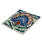 William De Morgan Oriental Flower Tegeltje (Zijkant)