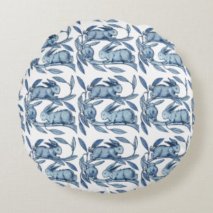 William De Morgan Rabbits Cushions Rond Kussen