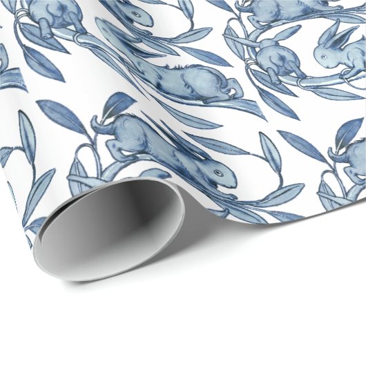 William De Morgan Rabbits Paper Wrap Cadeaupapier (Rol Hoek)