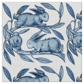 William De Morgan Rabbits Textiles Stof (Close Up)