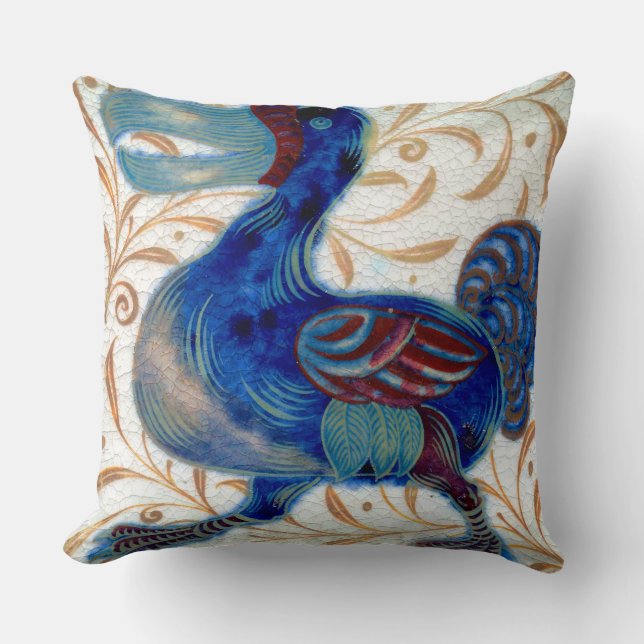 William De Morgan The Dodo Cushions Kussen (Voorkant)