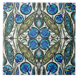 William De Morgan Victoriaans Ceramics Tegeltje