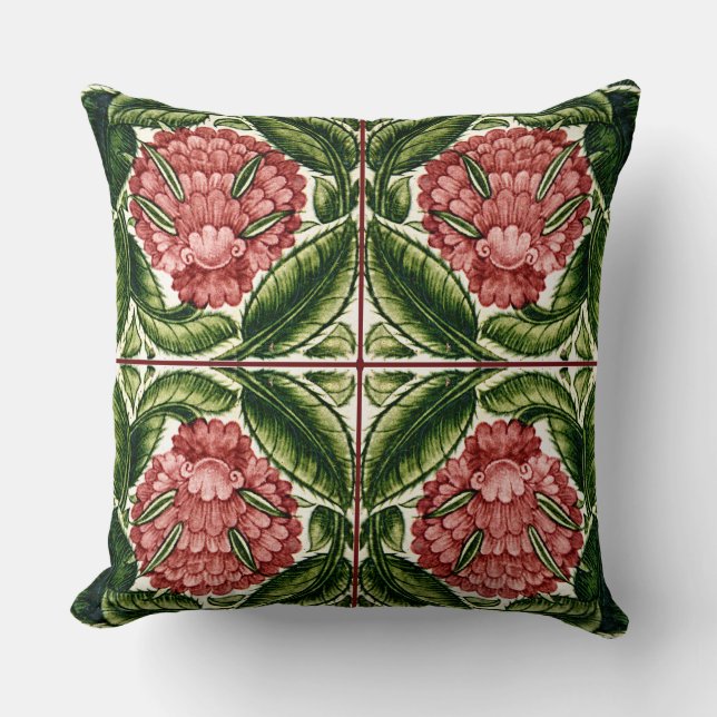 William De Morgan Victoriaans Cushions Kussen (Voorkant)