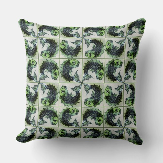 William De Morgan Victoriaans Cushions Kussen (Voorkant)