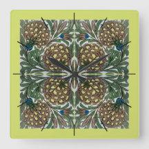 William De Morgan Victoriaans klokken