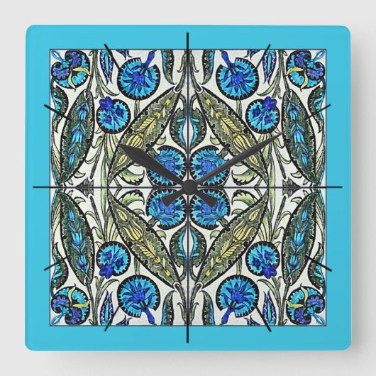 William De Morgan Victoriaans klokken (Voorkant)