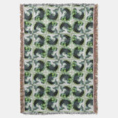 William De Morgan Victoriaans Textiles Deken (Voorkant Verticaal)