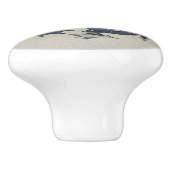 William De Morgan's "Croco-Duck" keramische knop (Zijkant)