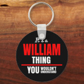 William ding dat je niet zou begrijpen sleutelhanger (Voorkant)