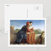 William Dyce, Francesca da Rimini Art Vintage Briefkaart (Voorkant / Achterkant)