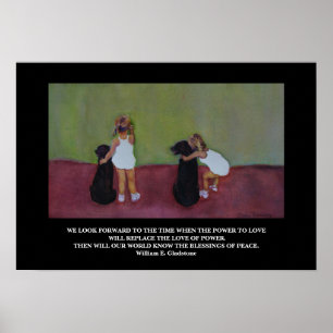 William E. Gladstone Quote - Poster