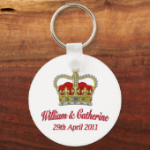 William en Catherine 29 april 2011 Sleutelhanger (Voorkant)