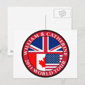 William en Catherine Briefkaart (Voorkant / Achterkant)
