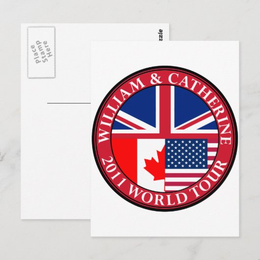 William en Catherine Briefkaart (Voorkant / Achterkant)