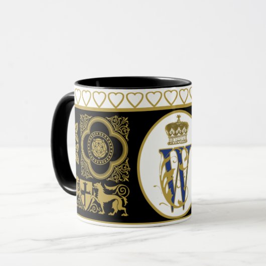 William en Catherine herdenkingsbeker Mok (Voorkant links)