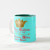William en Catherine Royal Wedding Cup Tweekleurige Koffiemok (Voorkant links)