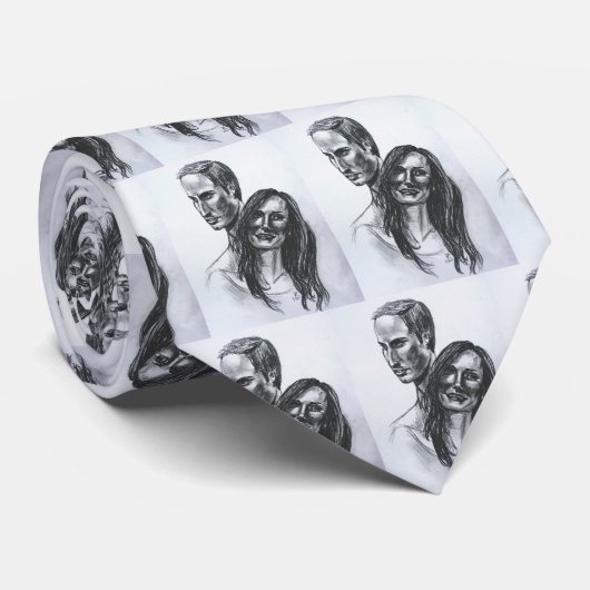 William en Kate bruiloft stropdas (Opgerold)