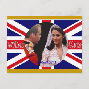 William en Kate koninklijke bruiloft briefkaarten