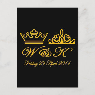 William en Kate Royal Wedding Briefkaart