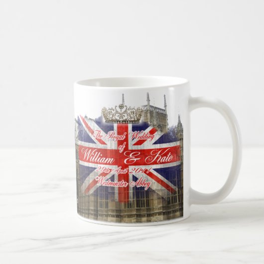 William en Kate Royal Wedding Collectibles Koffiemok (Rechts)