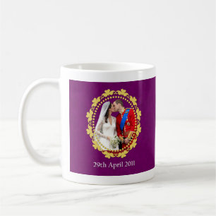 William en Kate Royal Wedding Kiss Koffiemok
