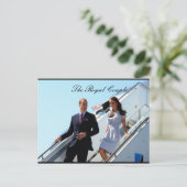 William en Kate USA Briefkaart (Staand voorkant)