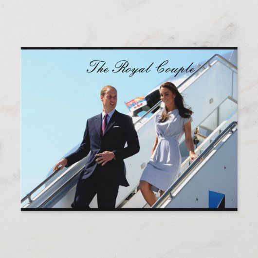 William en Kate USA Briefkaart (Voorkant)